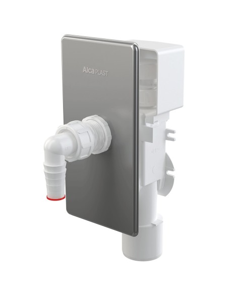 Alcaplast Syfon pralkowy podtynkowy z napowietrzaczem, nierdzewny DN40 i DN50, APS3P