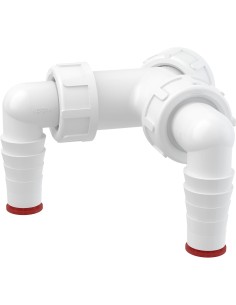 Alcaplast Syfon pralkowy kątowy chrom APS1