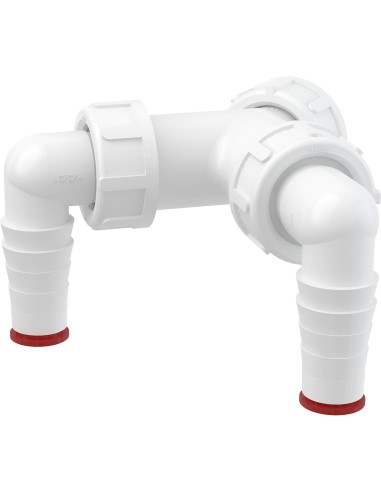 Alcaplast Syfon pralkowy kątowy chrom APS1