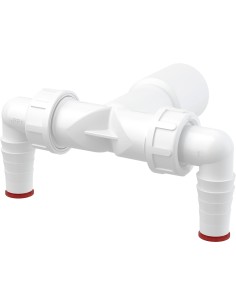 Alcaplast Podwójne kolano G1"/8-23 z zaworem, P149Z