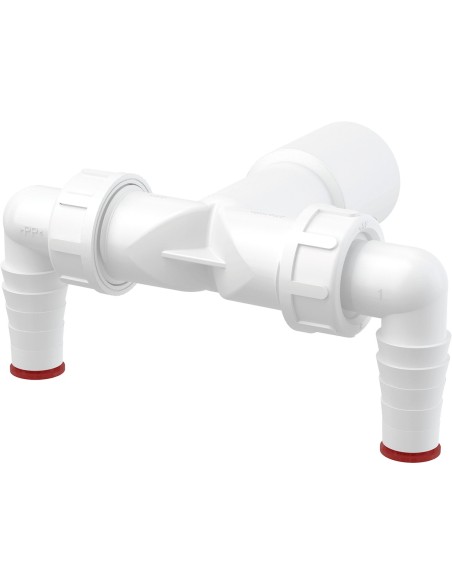 Alcaplast Podwójne kolano G1"/8-23 z zaworem, P149Z