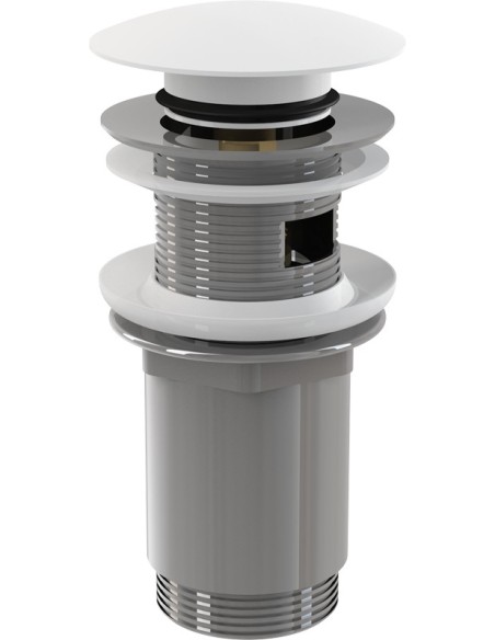 Alcaplast Spust umywalki click/clack 5/4" metalowy z przelewem, duży korek, A392