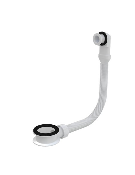 Alcaplast Spust umywalki click/clack 5/4" metalowy z przelewem, duży korek, A390