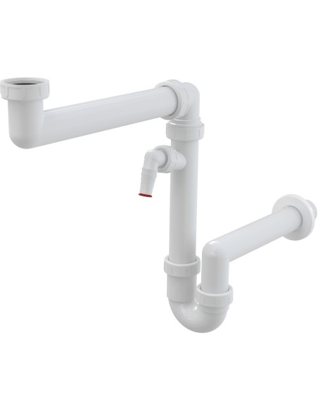 Alcaplast Małogabarytowy uniwersalny półsyfon podtynkowy, A873