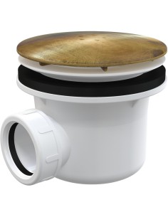 Alcaplast Syfon brodzikowy korek metalowy LUX MAT, A49K