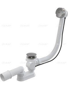 Alcaplast Syfon wannowy z korkiem automat chromowany A51CRM