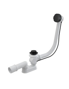 Alcaplast Syfon wannowy, korek automatyczny, mosiądz antyczny, A55ANTIC