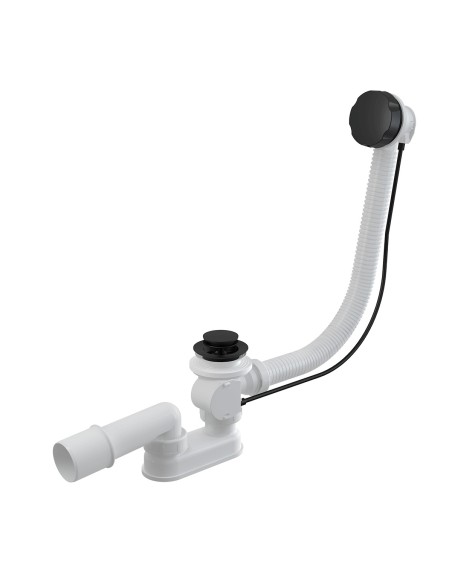 Alcaplast Syfon wannowy, korek automatyczny, mosiądz antyczny, A55ANTIC