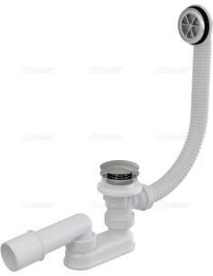 Alcaplast Syfon wannowy z korkiem click/clack A505KM