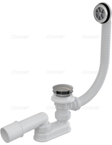 Alcaplast Syfon wannowy z korkiem click/clack A505KM