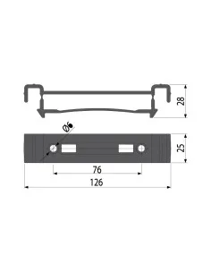Alcaplast Gniazdo do podłączenia odpływu DN110, AVZ-P001 2