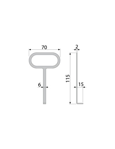 Alcaplast Zaślepka czołowa odwodnienia z wlotem DN75, AVZ-P004