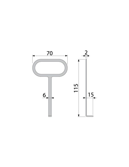 Alcaplast Zaślepka czołowa odwodnienia z wlotem DN75, AVZ-P004