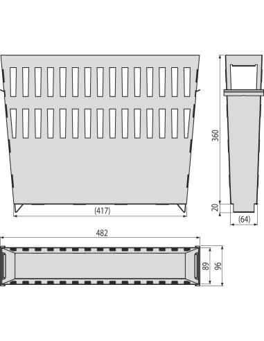 Alcaplast Zaślepka końcówki odwodnienia, AVZ-P009