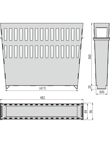 Alcaplast Zaślepka końcówki odwodnienia, AVZ-P009