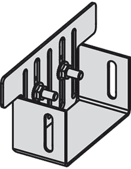 Alcaplast Zakończenie odwodnienia drenażowego 100 mm, stal ocynkowana, ADZ-P004