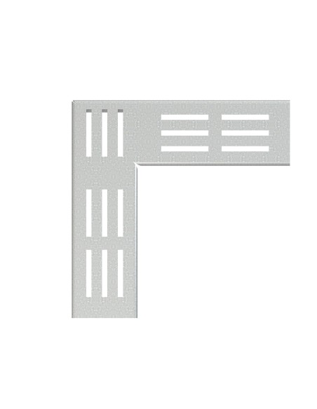 Alcaplast Ruszt odwodnienia drenażowego narożnego 75 mm, stal nierdzewna, ADZ-R301R