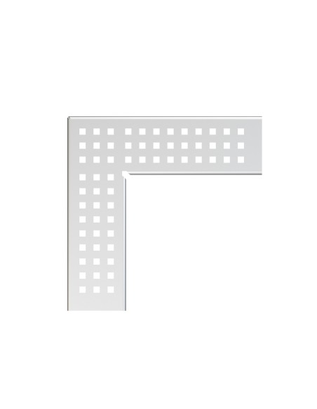 Alcaplast Ruszt odwodnienia drenażowego narożnego 75 mm, stal nierdzewna, ADZ-R303R