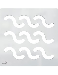 Alcaplast Ruszt 102 × 102 × 5 ze stali nierdzewnej MPV002