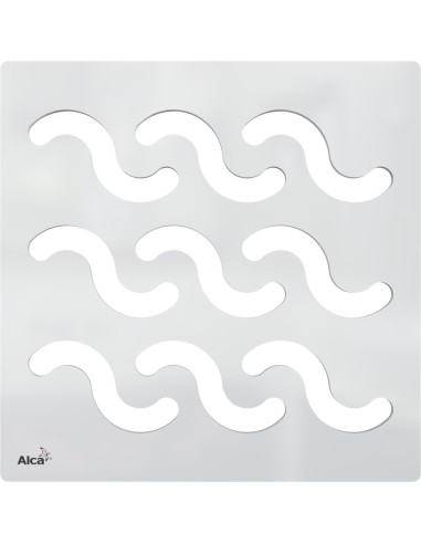 Alcaplast Ruszt 102 × 102 × 5 ze stali nierdzewnej MPV002