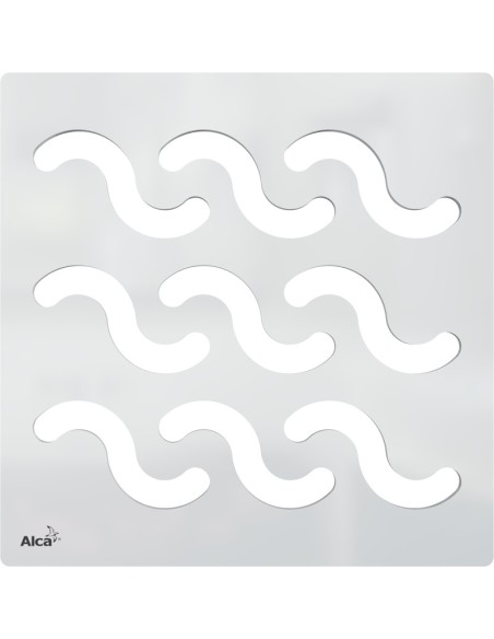 Alcaplast Ruszt 102 × 102 × 5 ze stali nierdzewnej MPV002