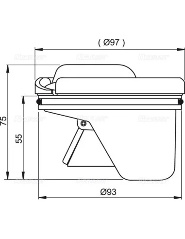 Alcaplast Syfon kombinowany SMART APV0020