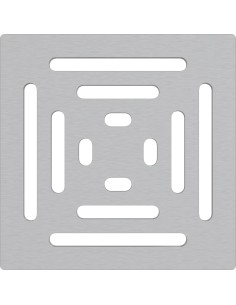 Alcaplast Kratka ściekowa 102 ×102 mm, stal nierdzewna, MPV012