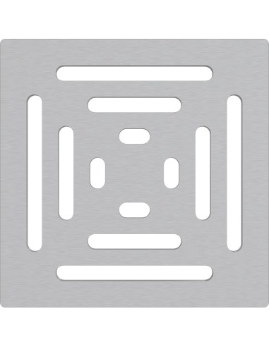 Alcaplast Kratka ściekowa 102 ×102 mm, stal nierdzewna, MPV012