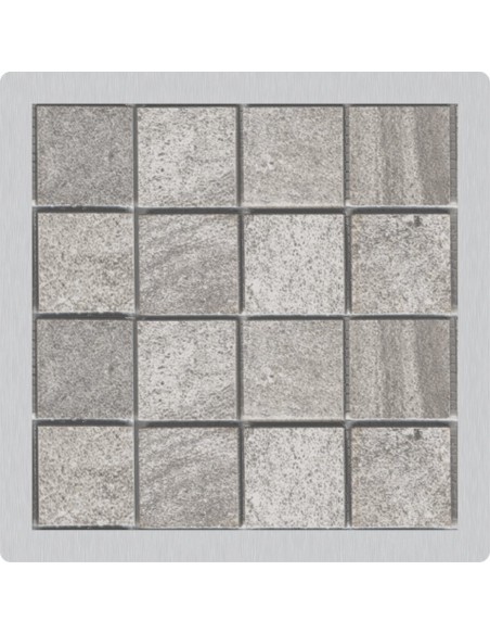 Alcaplast Kratka ściekowa 92×92 mm, stal nierdzewna do wypełnienia płytką, MPV016