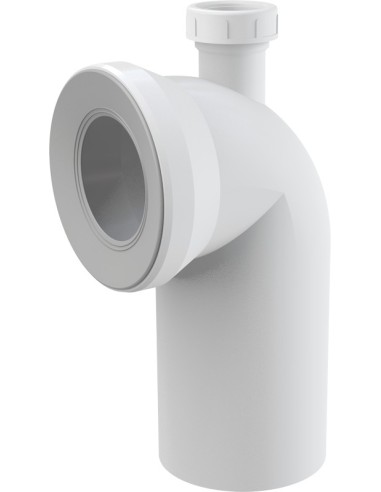 Alcaplast Przyłącze WC z podłączeniem DN40 - kolano 90°, A90-90P40