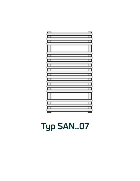 Grzejnik łazienkowy Purmo Santorini 714x750 SAN0707