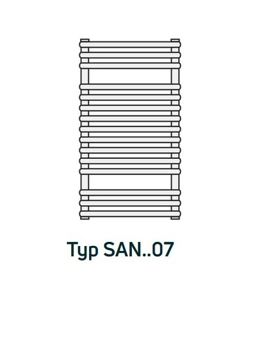 Grzejnik łazienkowy Purmo Santorini 714x900 SAN0709