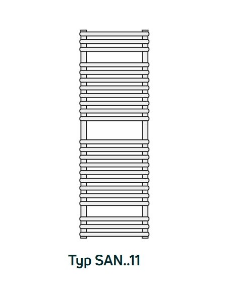 Grzejnik łazienkowy Purmo Santorini 1134x750, SAN1107