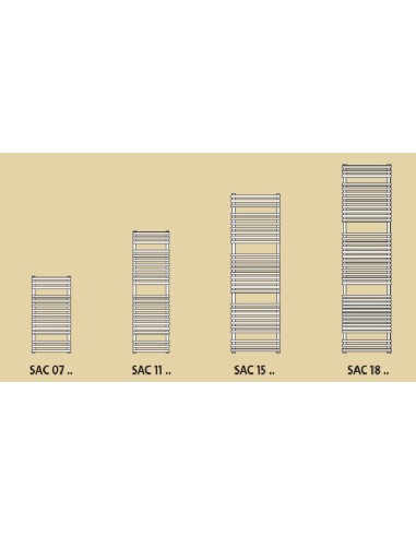 Grzejnik łazienkowy Purmo Santorini C 1764x498, SAC1805