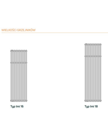 Grzejnik łazienkowy Purmo IMIA 1600x510, IMI1605