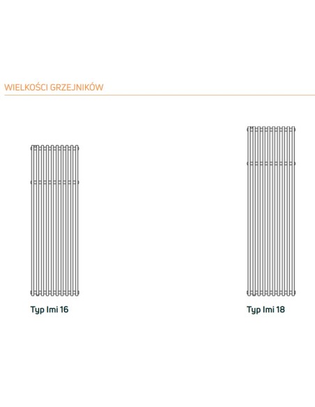 Grzejnik łazienkowy Purmo IMIA 1600x510, IMI1605