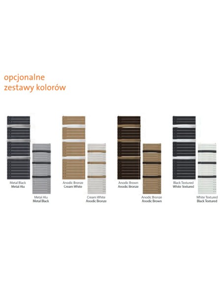 Grzejnik łazienkowy Purmo EVIA 1357x600, wersja lewostronna, EVI1406L