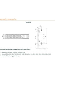 Grzejnik Purmo Compact C22 400x2300 F062240023010300 2