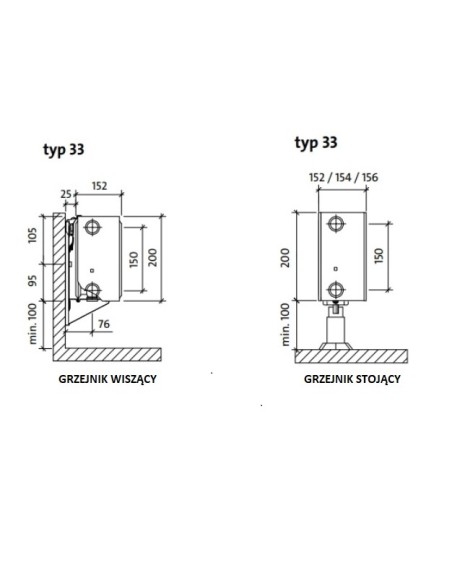 Purmo Ventil Compact CV33 200x900 F073302009011300