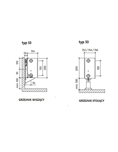 Purmo plan ventil compact FCV33 200x1100 F0A3302011011300