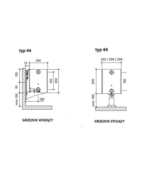 Purmo plan ventil compact FCV44 200x3000 F0A4402030011300