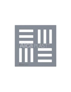 Alcaplast Kratka 143 × 143 szara MPV007