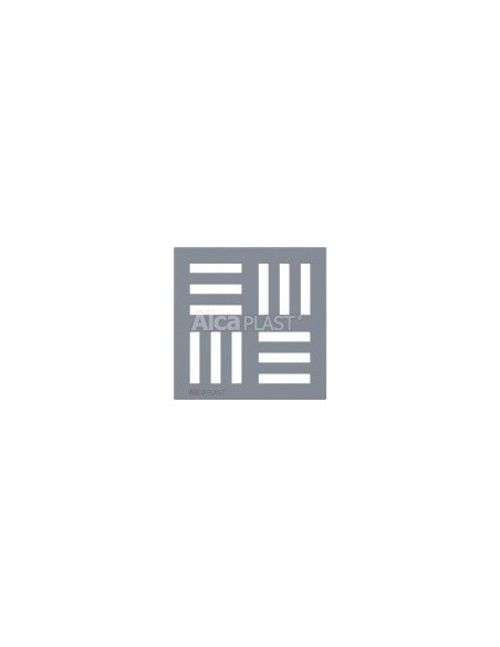 Alcaplast Kratka 143 × 143 szara MPV007