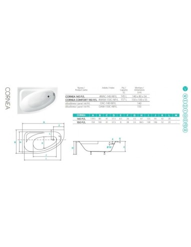 Pmd Piramida Cornea 140x80 P/L