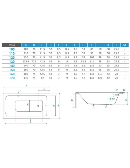 PMD Piramida TALIA 100x70
