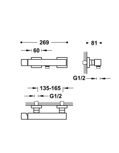 Bateria natryskowa TRES - CUADRO 107167 2