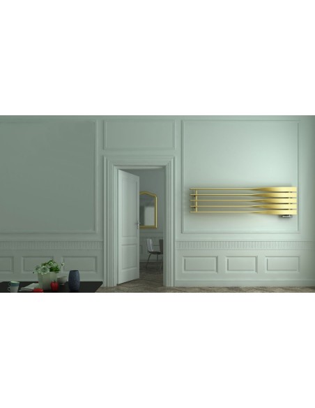 Grzejnik dekoracyjny Terma Technologie Cyklon Horizontal 495x1000 biały WGCYH049100