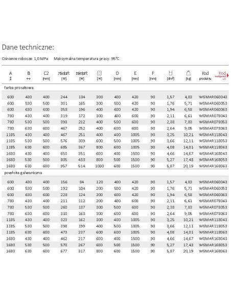 Terma Technologie Grzejnik łazienkowy MARLIN 780x600 biały WGMAR078060