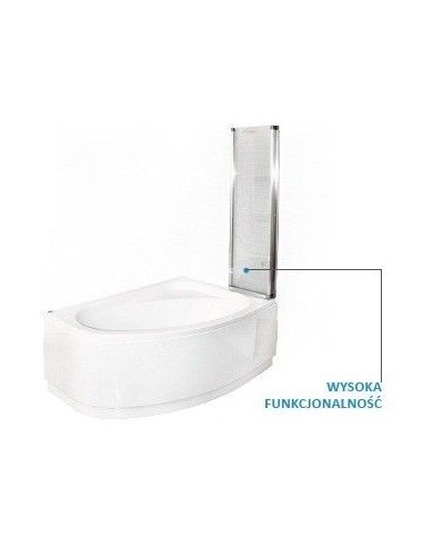 Piramida parawan nawannowy 2-skrzydłowy 80x140 cm AMBITION PA-2S