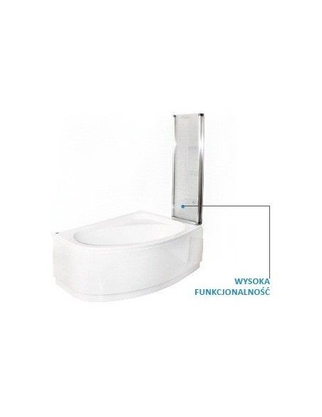 Piramida parawan nawannowy 2-skrzydłowy 80x140 cm AMBITION PA-2S